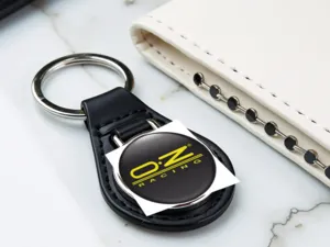 OZ Porta Chiavi Pelle Durevole Tocco Limitato